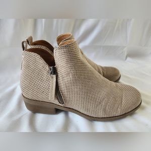 Universal Thread Womens Boots Shoes Ankle Booties Faux Suede Sz 8W